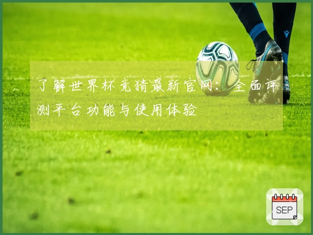 了解世界杯竞猜最新官网：全面评测平台功能与使用体验